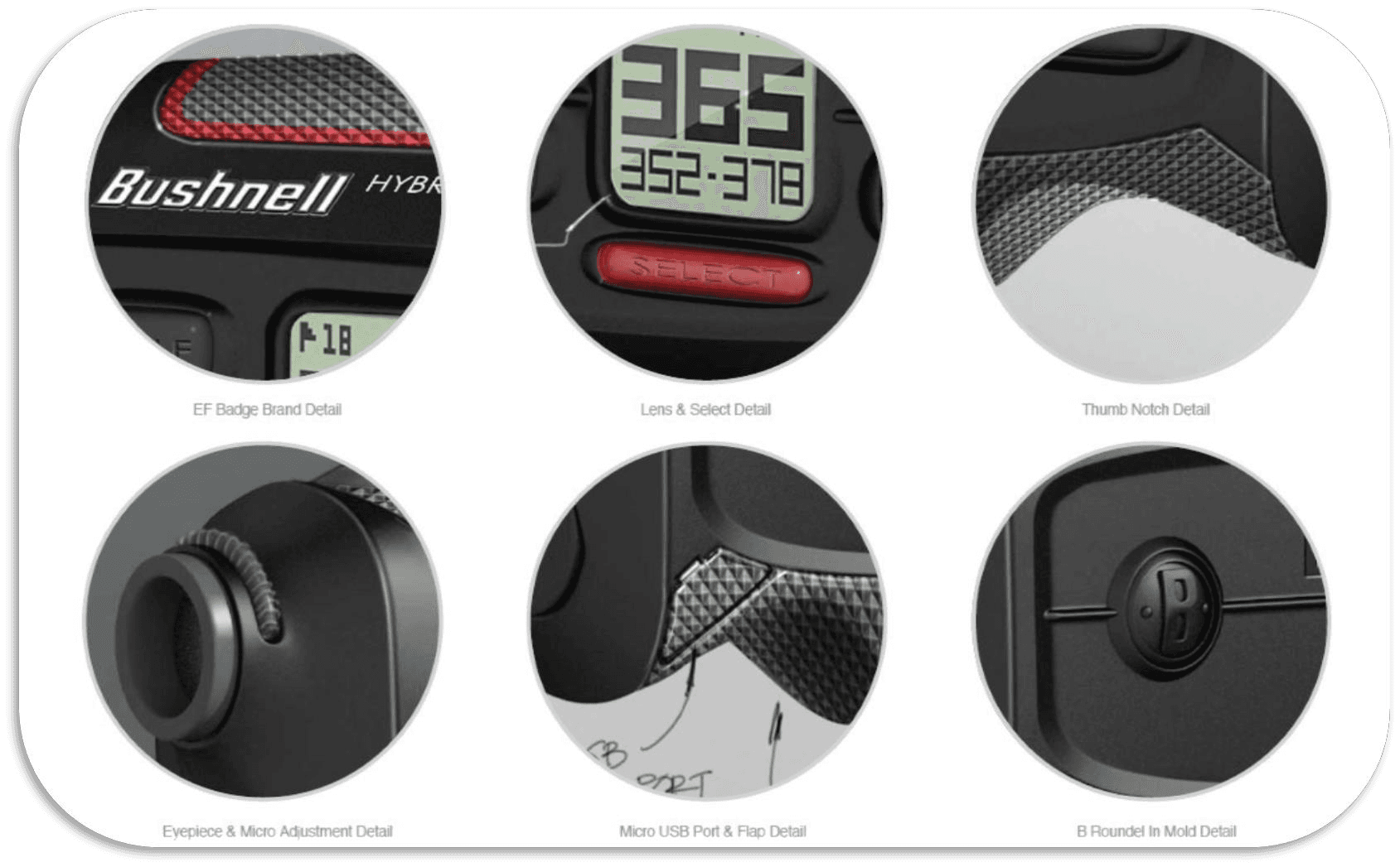 Bushnell Hybrid GPS/Laser Rangefinder - vista miniatura 3