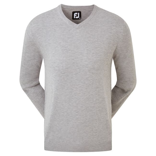 Jersey Footjoy Wool Blend V-Neck Gris Claro Ref. 90136 Hombre