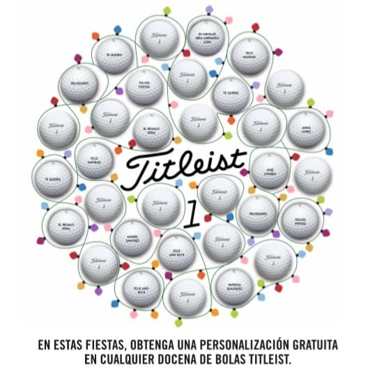 Bolas de golf Titleist PRO V1 Personalizadas GRATIS - vista miniatura 3