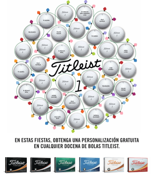 Bolas de golf Titleist PRO V1 Personalizadas GRATIS - vista miniatura 2