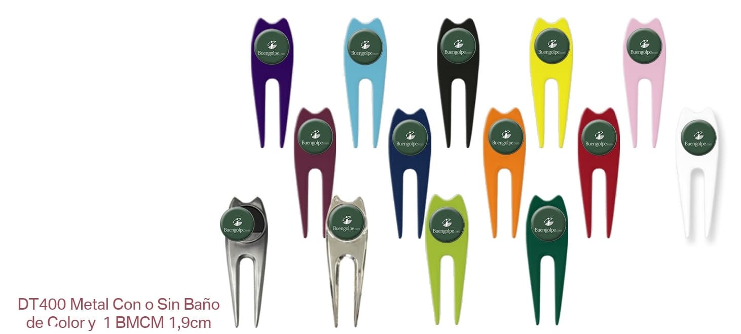 Arreglapiques Personalizados DT 400 con Marcador de golf  - vista miniatura 2