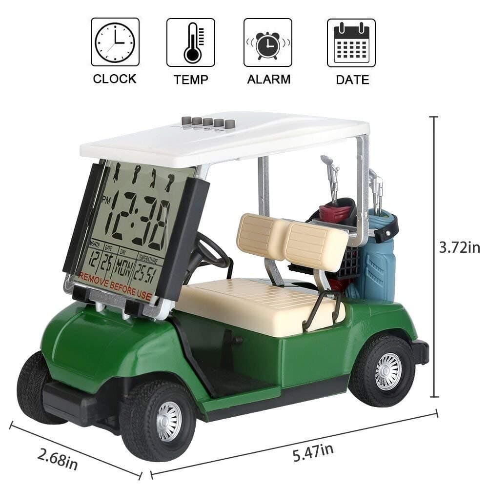 Reloj despertador alarma buggy golf - vista miniatura 2