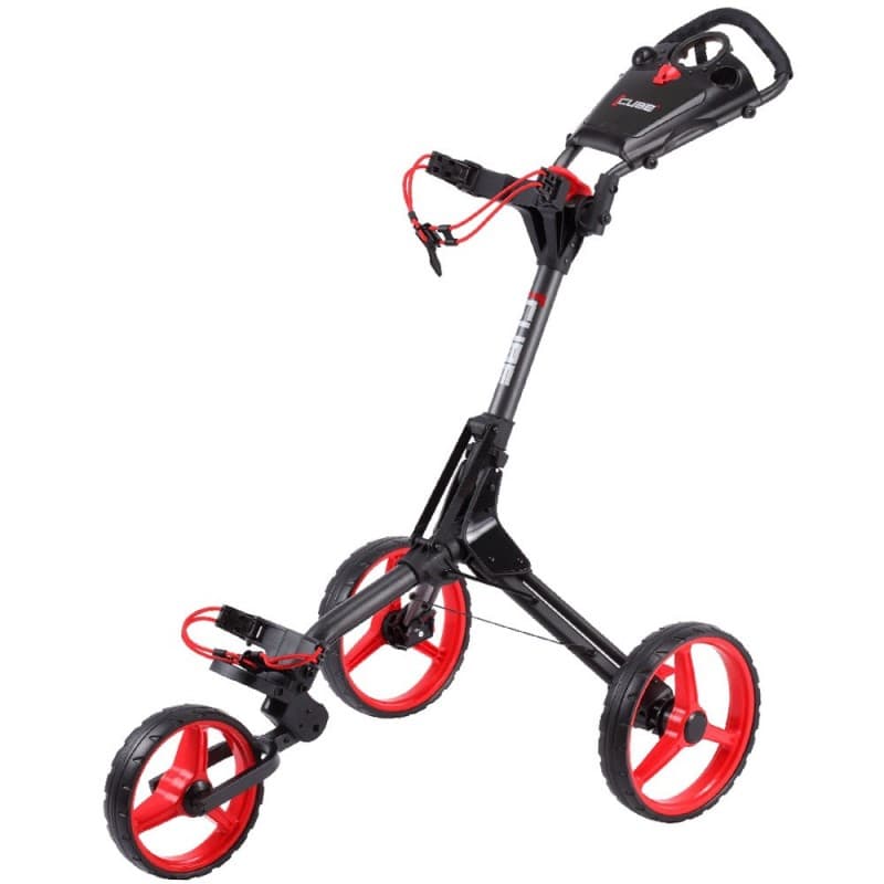 Carro de golf Cube 3 Charcoal/Rojo - vista miniatura 4