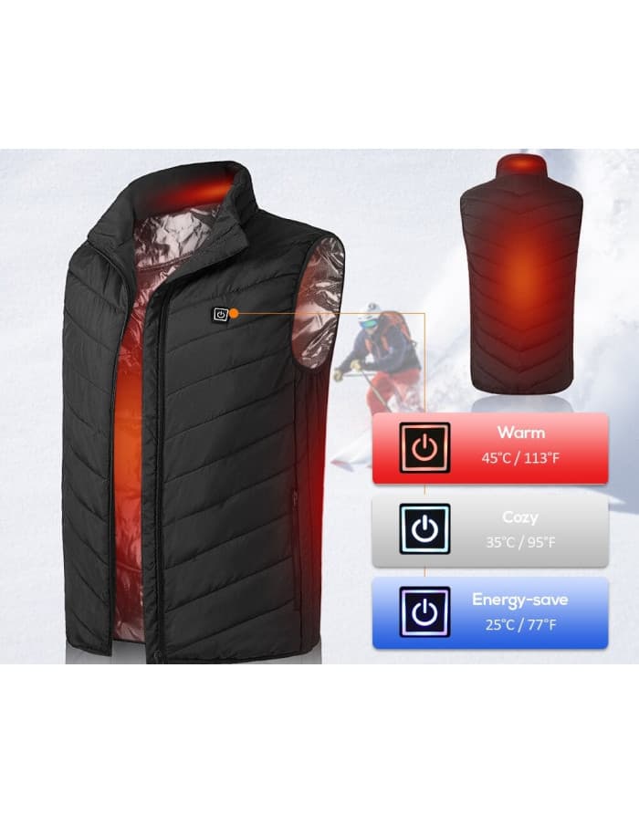 Chaleco con calefacción OPENTECH Hombre Talla XL - vista miniatura 6