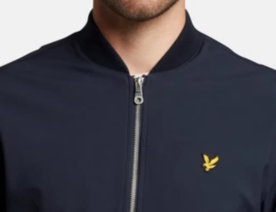 Chaqueta Lyle & Scott  Bomber Ref.1561 Azul Talla XL - vista miniatura 3
