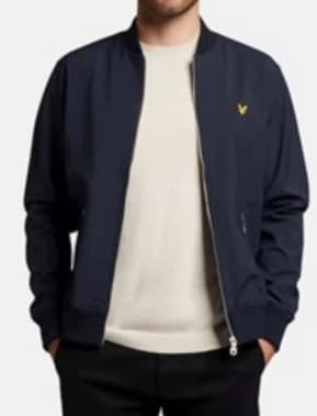 Chaqueta Lyle & Scott  Bomber Ref.1561 Azul Talla XL - vista miniatura 4