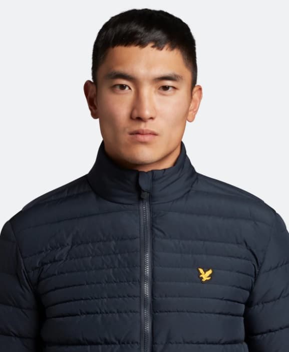 Chaqueta Lyle & Scott  Back Stretch Quilted Ref.1760 Azul Marino - vista miniatura 4