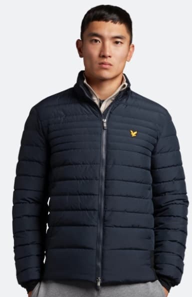 Chaqueta Lyle & Scott  Back Stretch Quilted Ref.1760 Azul Marino