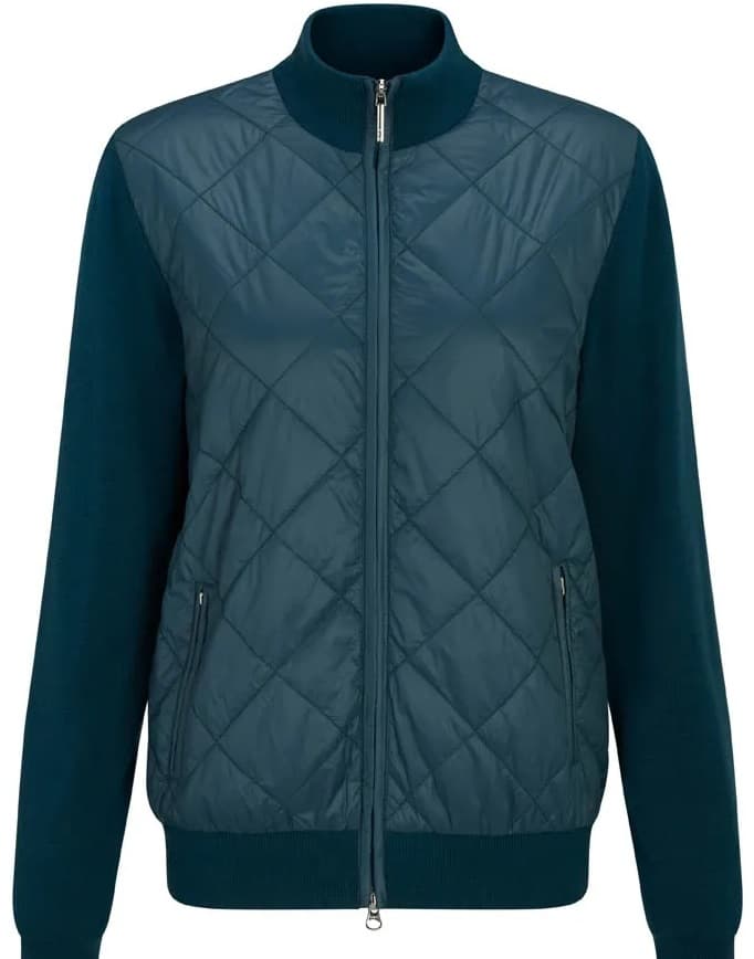 Chaqueta Ping Mujer Elspeth Hybrid Full Zip - Emerald 93719 Verde - imagen 1
