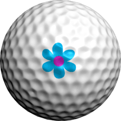 Marcas para bolas Golfdotz Margaritas - vista miniatura 2