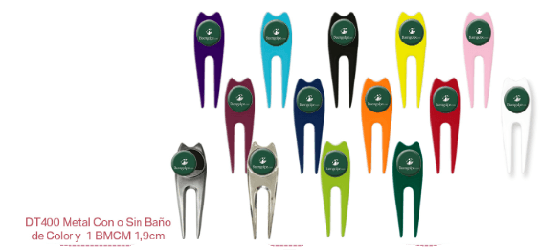 Arreglapiques Personalizados DT 400 con Marcador de golf 