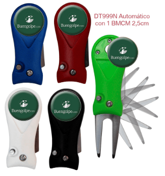 Arreglapiques Personalizados DT 999N con 1 Marcador de golf 