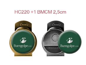 Clip de visera con marcador de golf Personalizados HC 220 + BMCM 2,5 Cm
