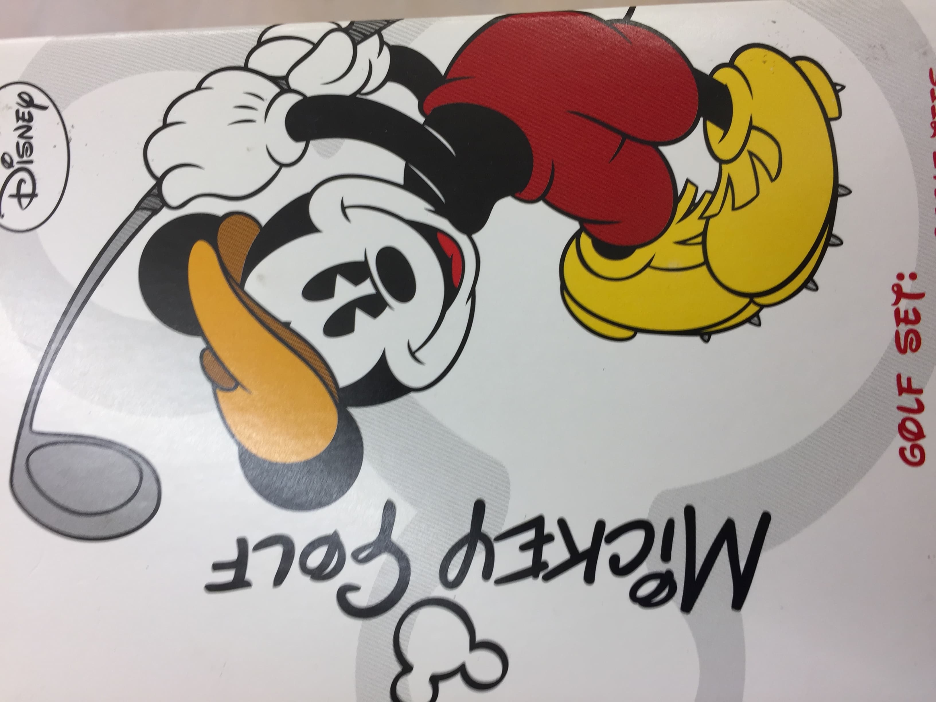 Set de Arreglapiques Mickey Mouse golf para niños - imagen 1