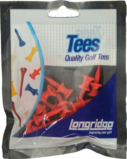 Tees Longridge 12mm (20 Pcs) Rojo