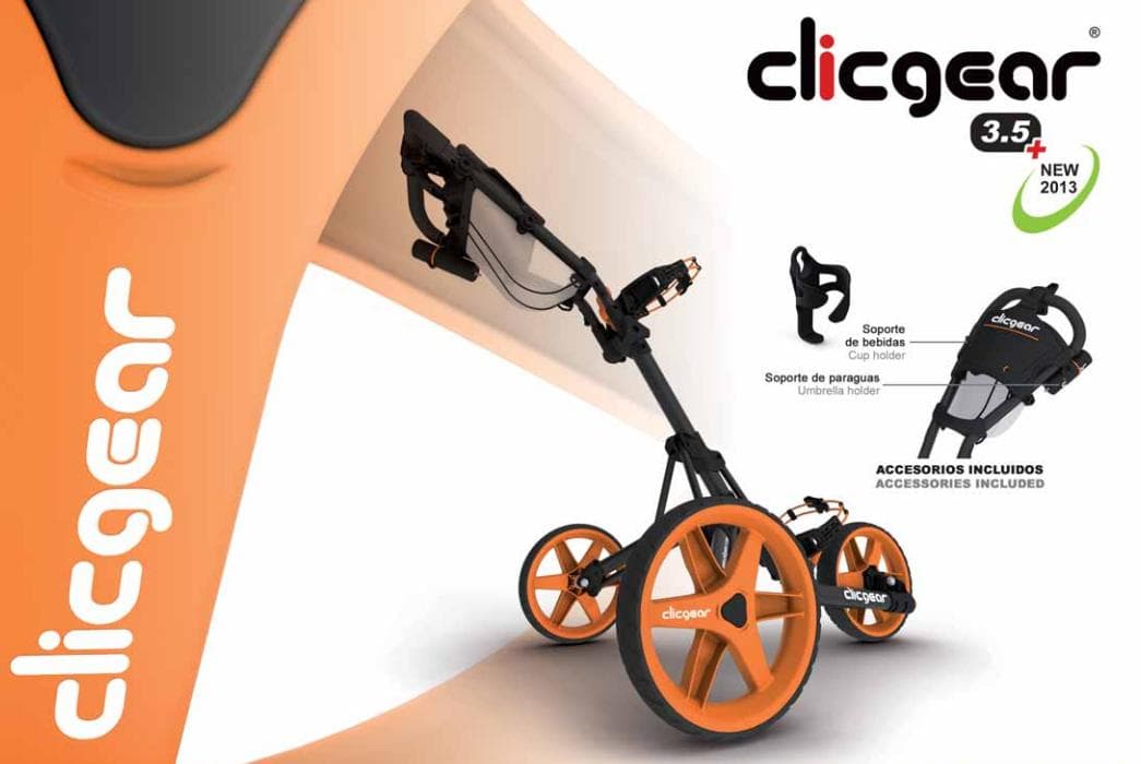 Carro Clicgear 3.5+ Charcoal/Lime - vista miniatura 3