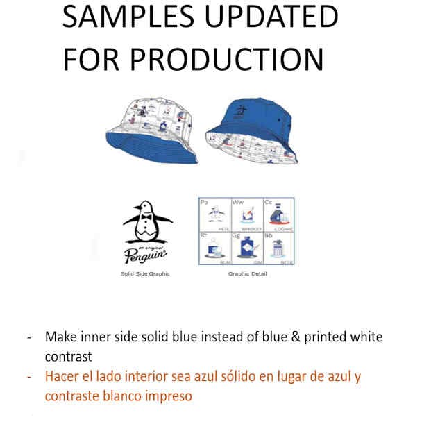 Gorro Original Penguin Element Chart Reversible - vista miniatura 3