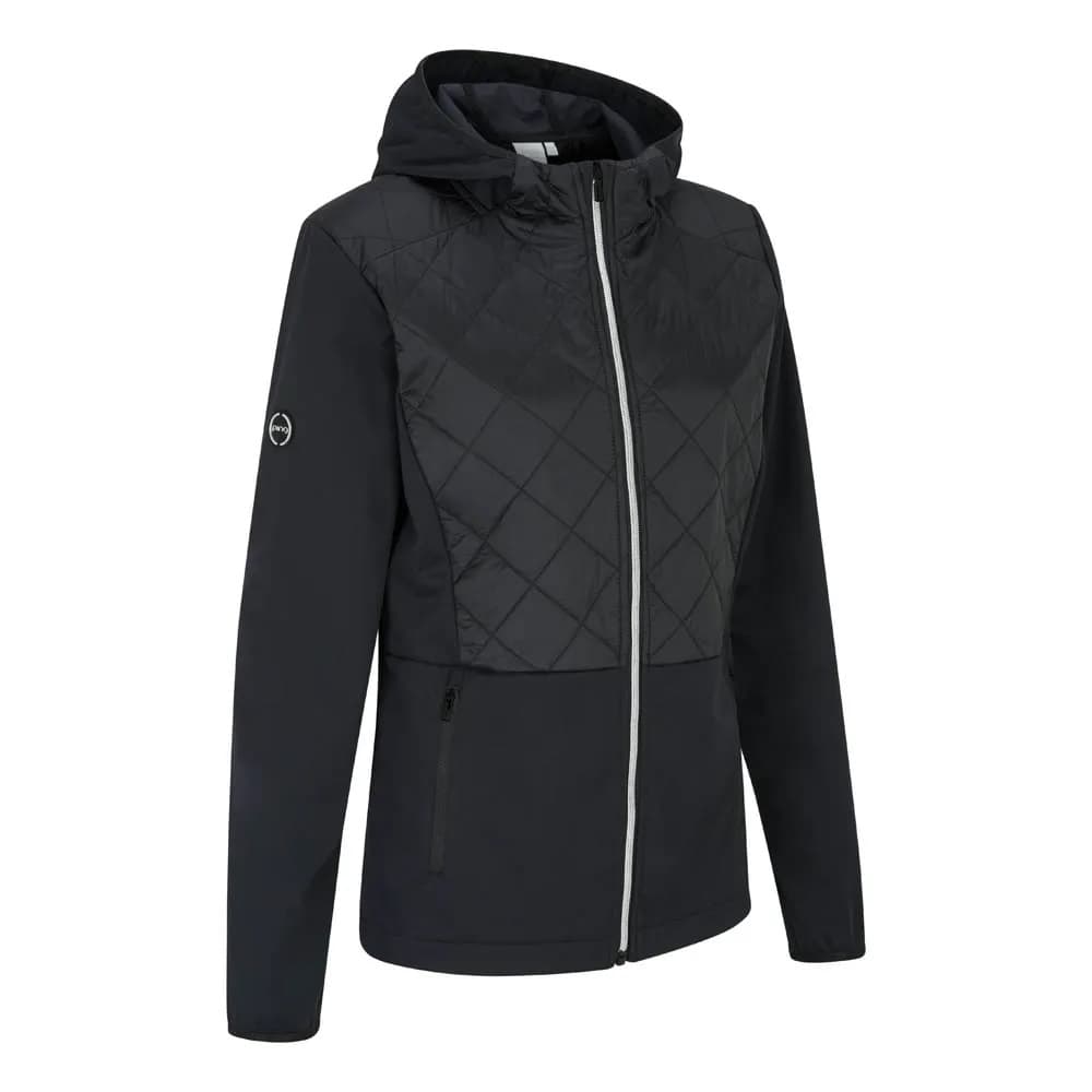 Chaqueta Ping Mujer Hybrid Hooded Negra P3714-060 - vista miniatura 3