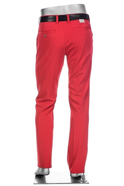 Pantalón de golf Alberto Rookie 3xDRY Cooler Rojo - vista miniatura 2