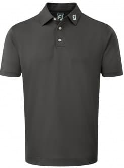 Polo de golf Footjoy Stretch Pique Solid Negro 92420