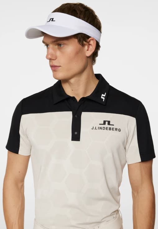 Polo J.Lindeberg Anders Tour Mesh Slim Fit - vista miniatura 2