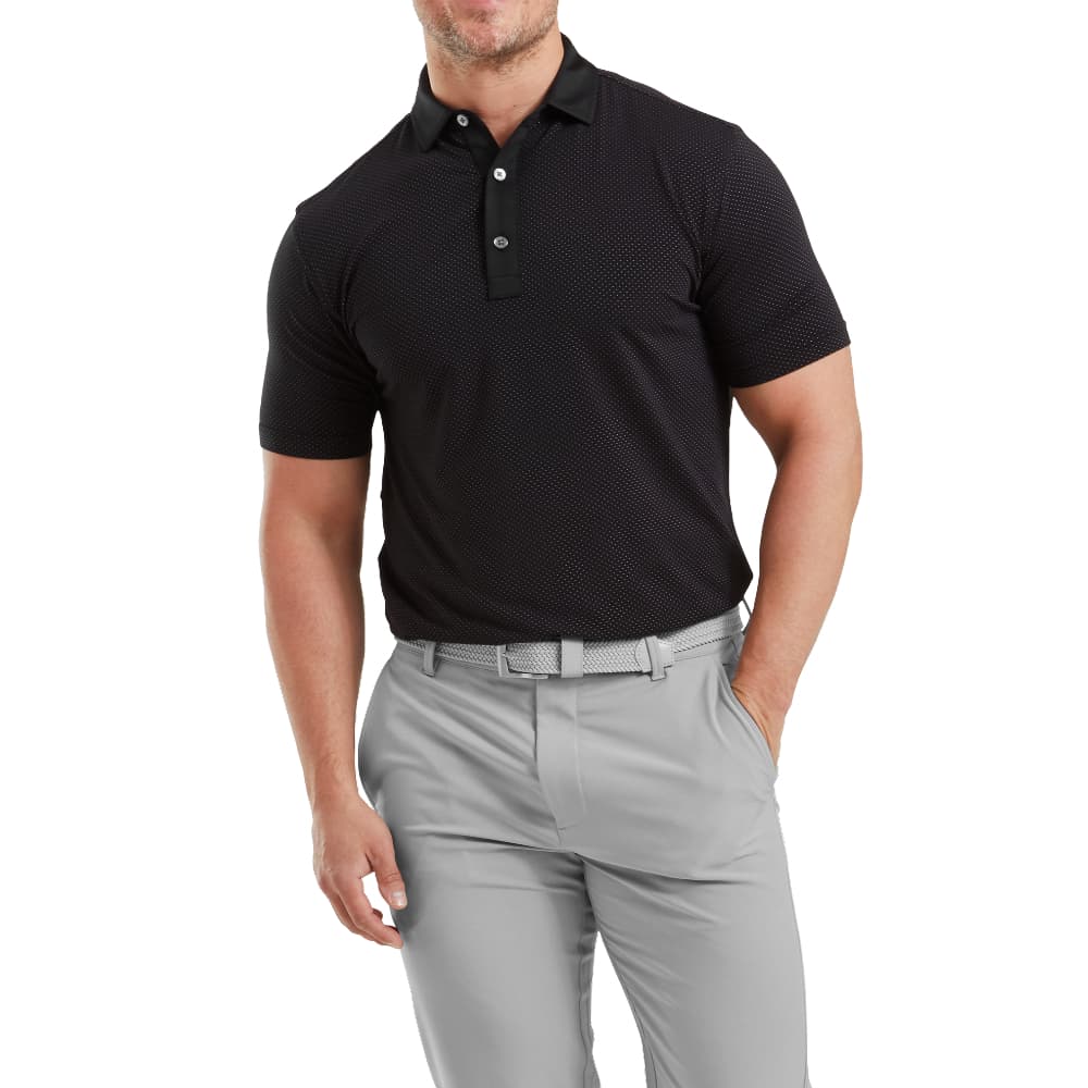 Polo Footjoy Jacquard Dot Golf 31931 Talla L - vista miniatura 3