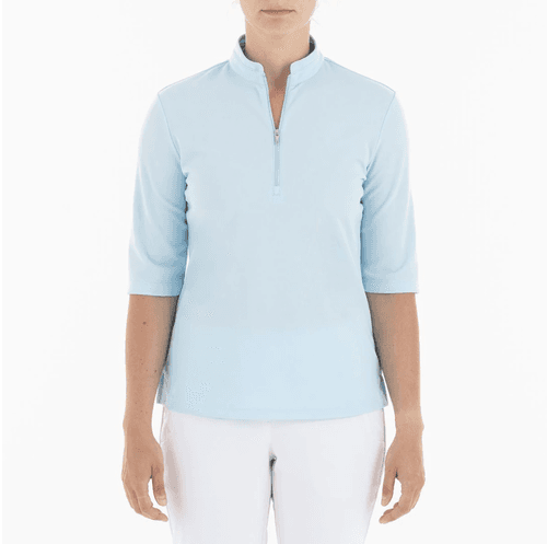 Polo Nivo Mara Mock Ice Blue - vista miniatura 4