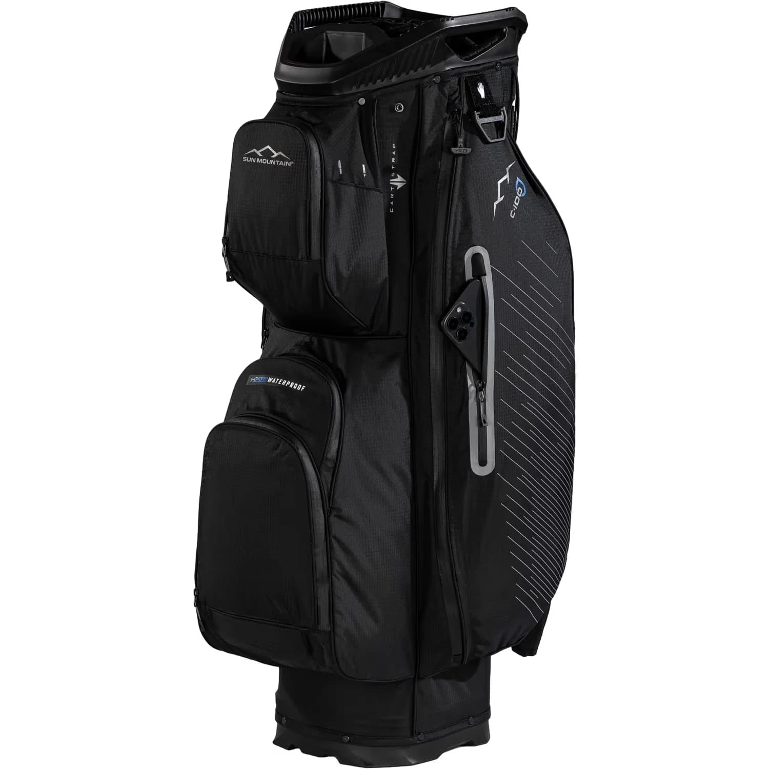 Bolsa de Golf Sun Mountain Cartbag H2NO C100, Negro - vista miniatura 4
