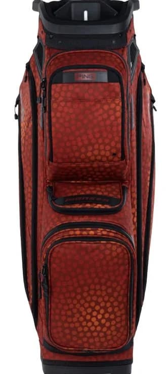 PING Pioneer Limited Edition Golf Cart Bag - Rust Mosaic hover
