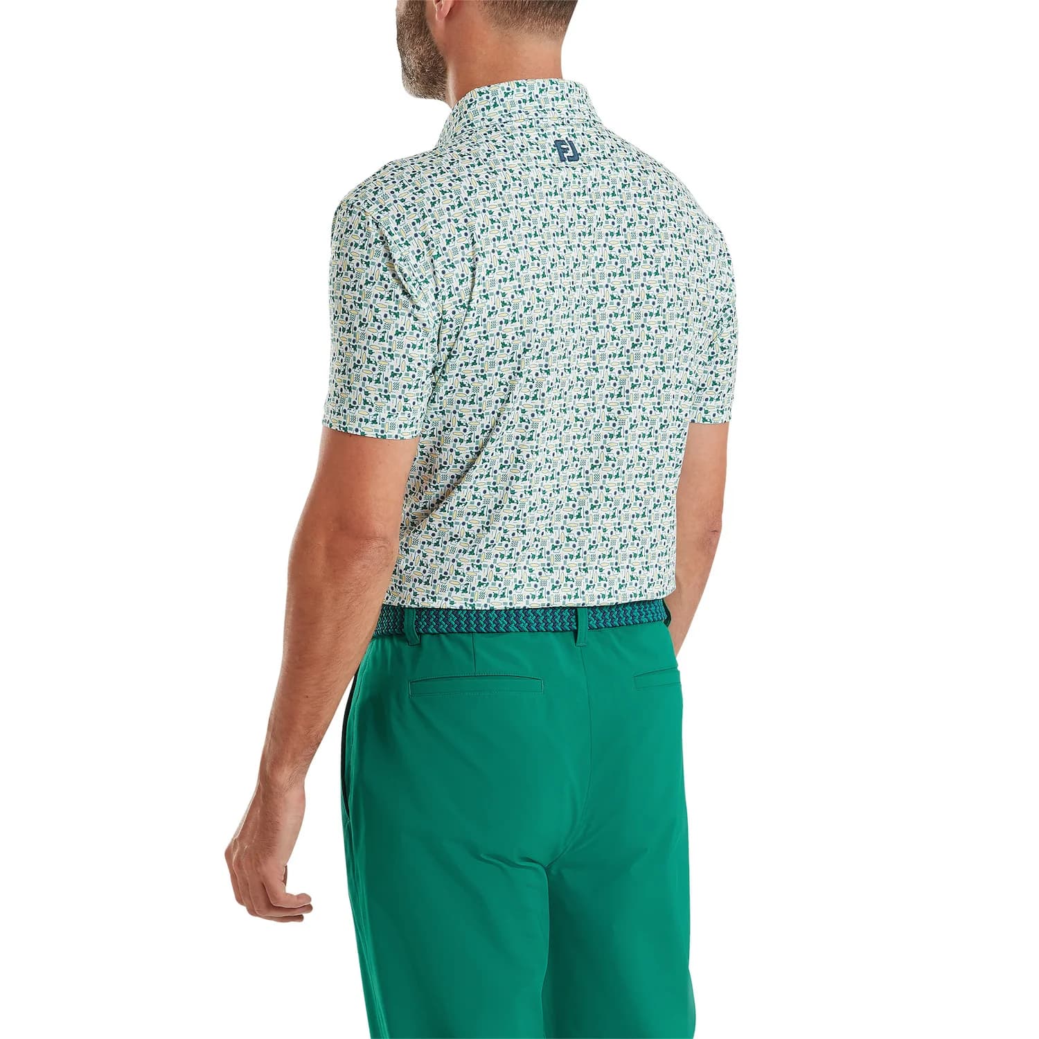 Polo Footjoy Surfs Up Print Lisle 39252 - vista miniatura 3