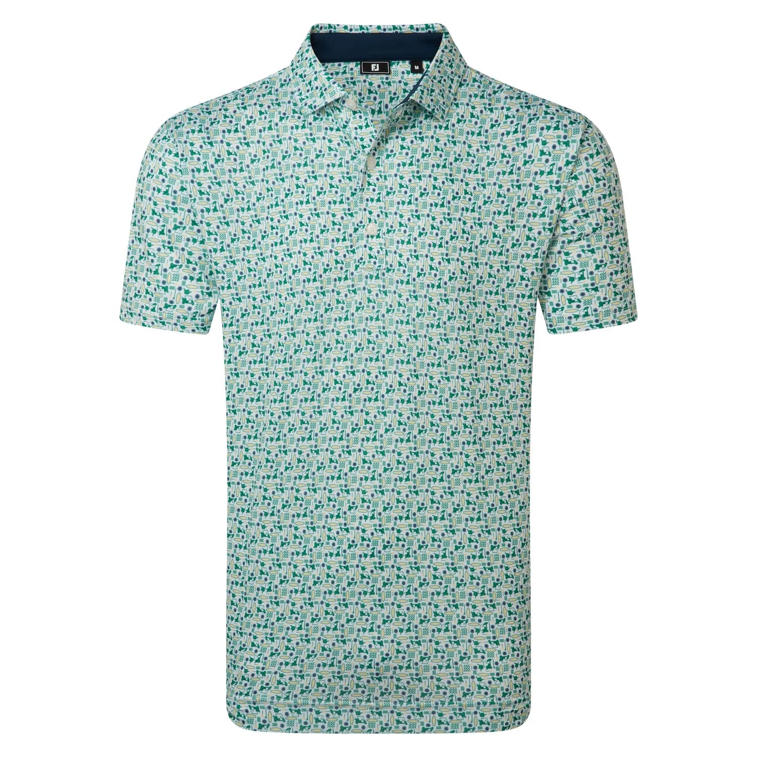 Polo Footjoy Surfs Up Print Lisle 39252