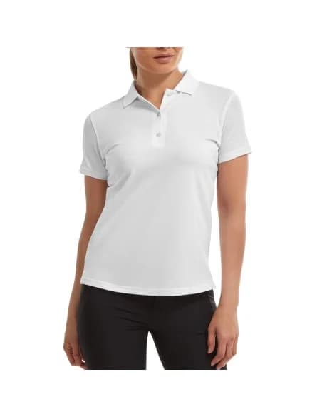 Polo FootJoy Pique Mujer Ref. 88499 Blanco - imagen 1