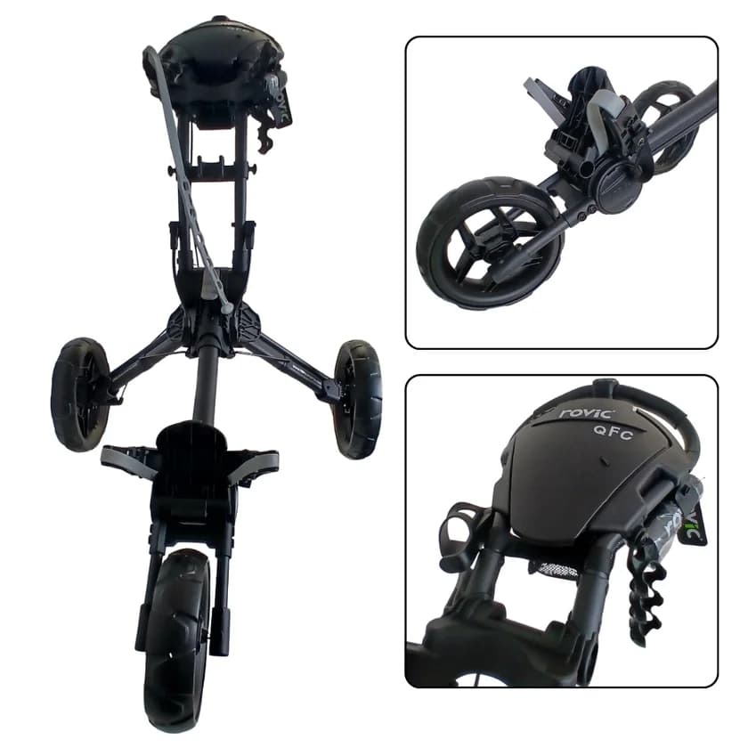 Carro de  golf Rovic QFC Negro - vista miniatura 2