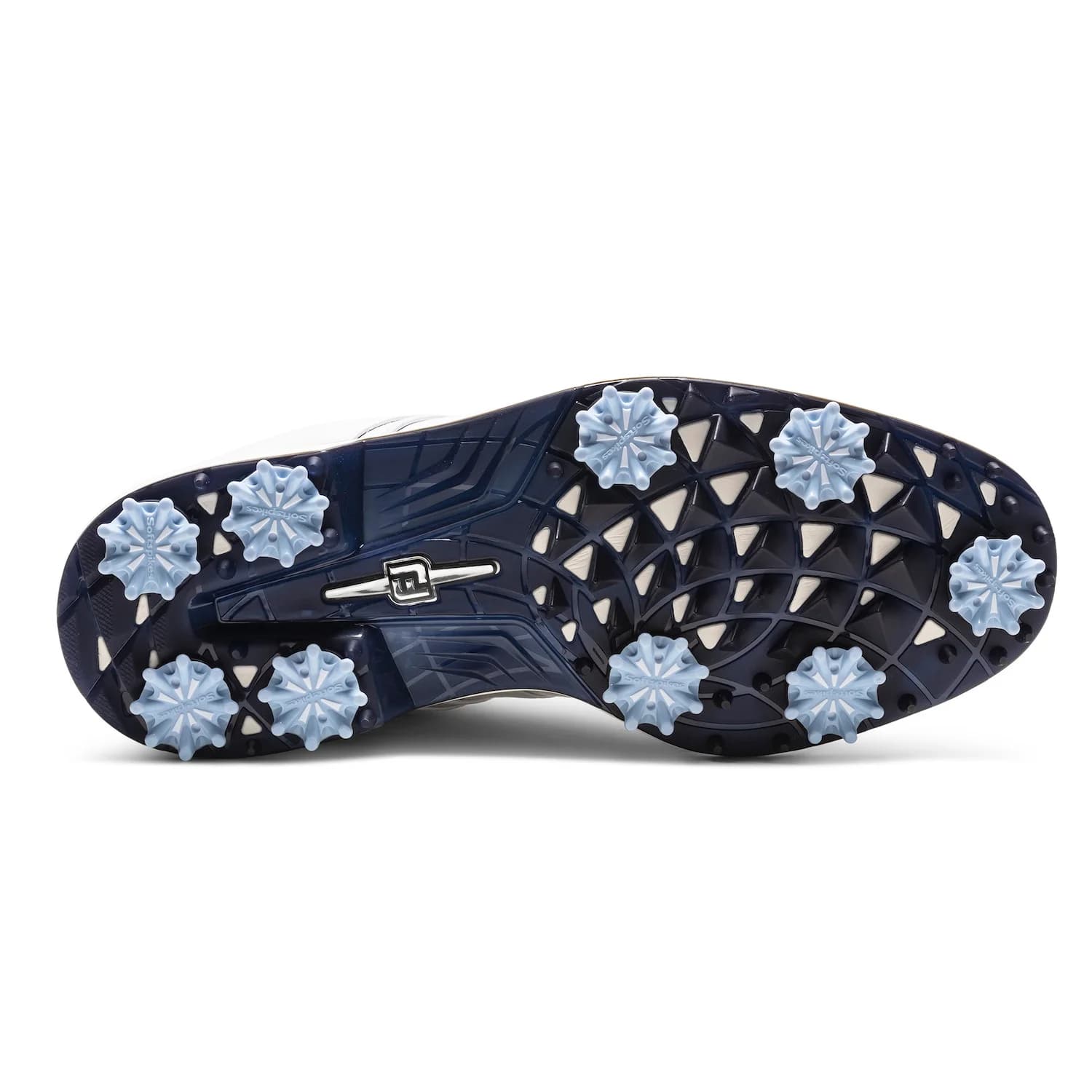 Zapatos de golf FootJoy Premiere Series Packard para mujer Blanco/Pageant Blue - vista miniatura 4