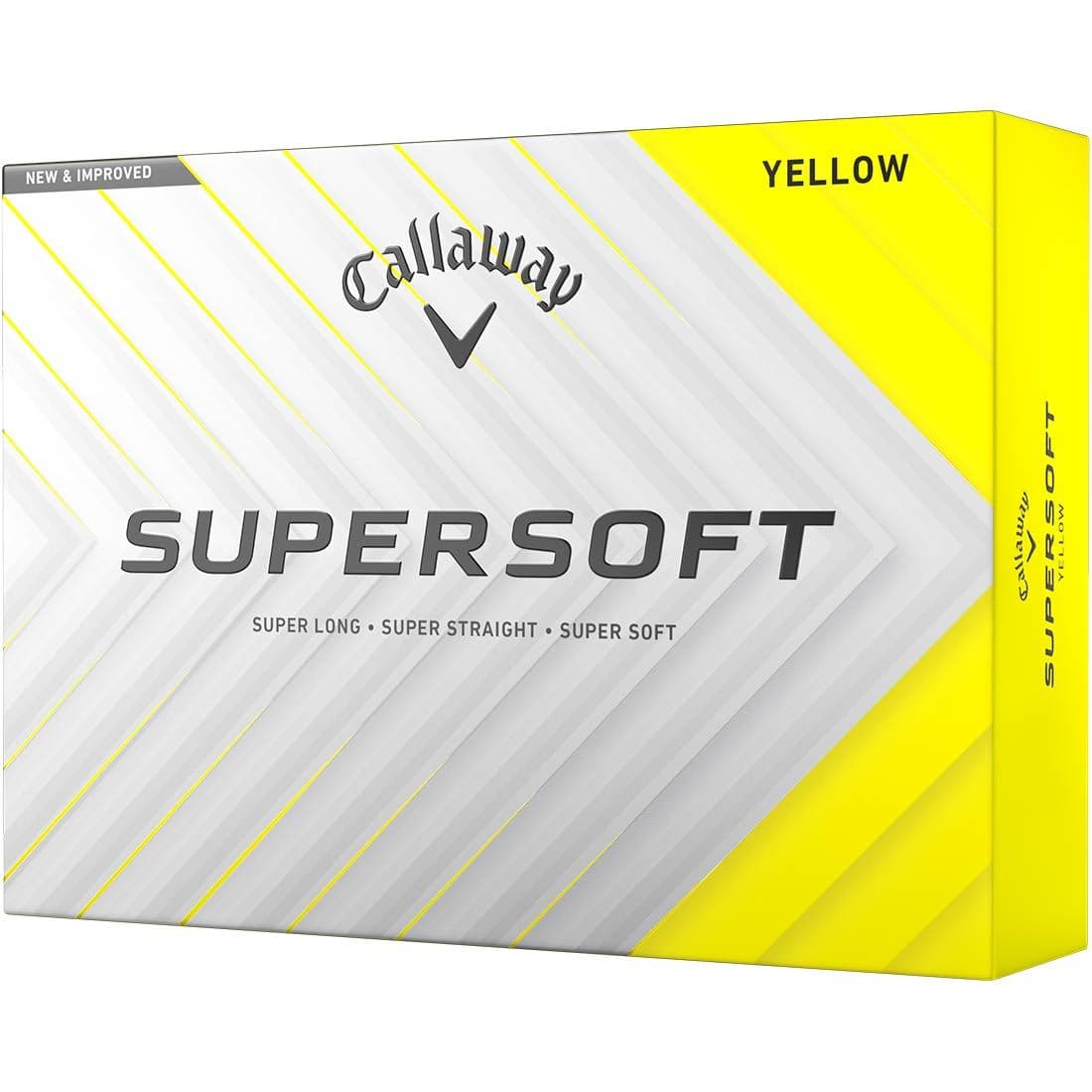 Bolas de golf Callaway SuperSoft Amarilla