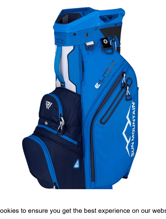 Bolsa Sun Mountain E -Lite Golf Cart Bag - Navy/Blue/White