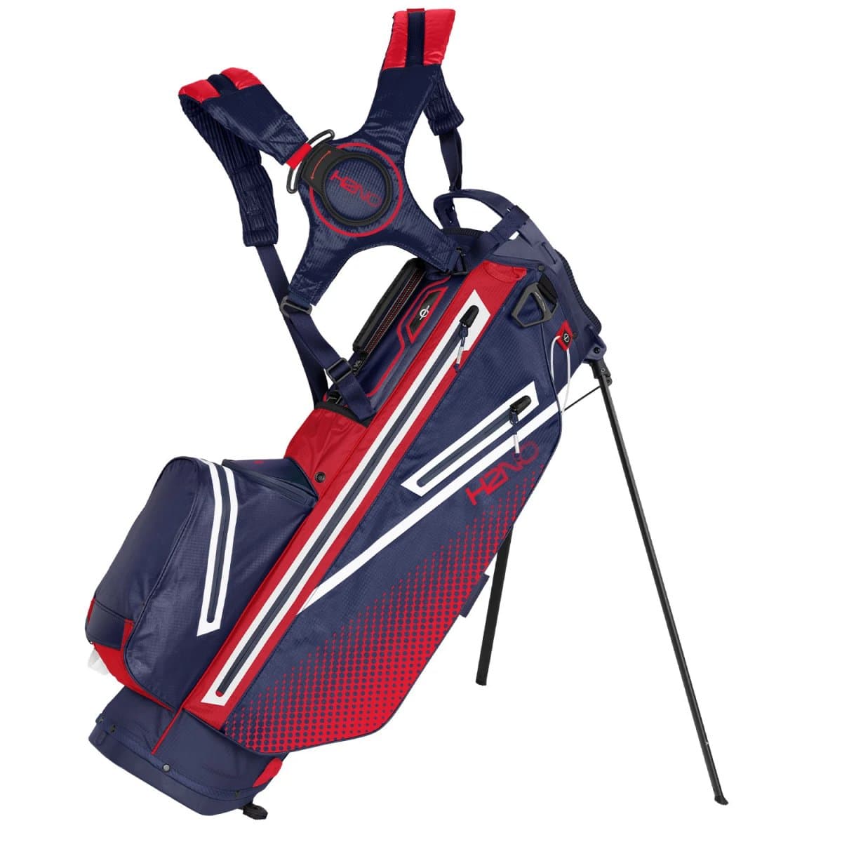 Bolsa Sun Mountain H2NO 14 Way Stand Navy/Red/White