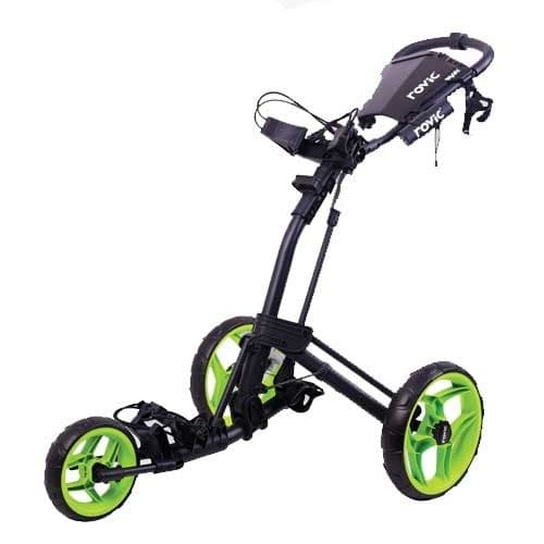 Carro de golf Rovic RV2L Lite Charcoal/Verde - imagen 1