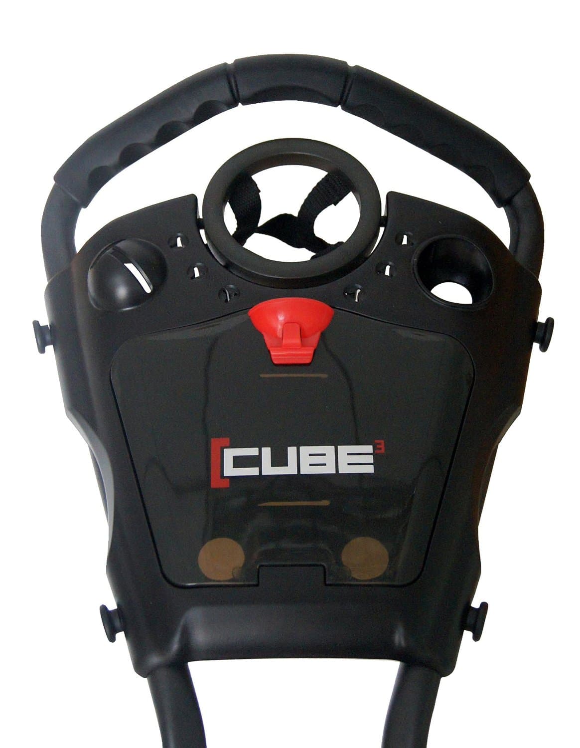 Carro de golf Cube 3 Charcoal/Rojo