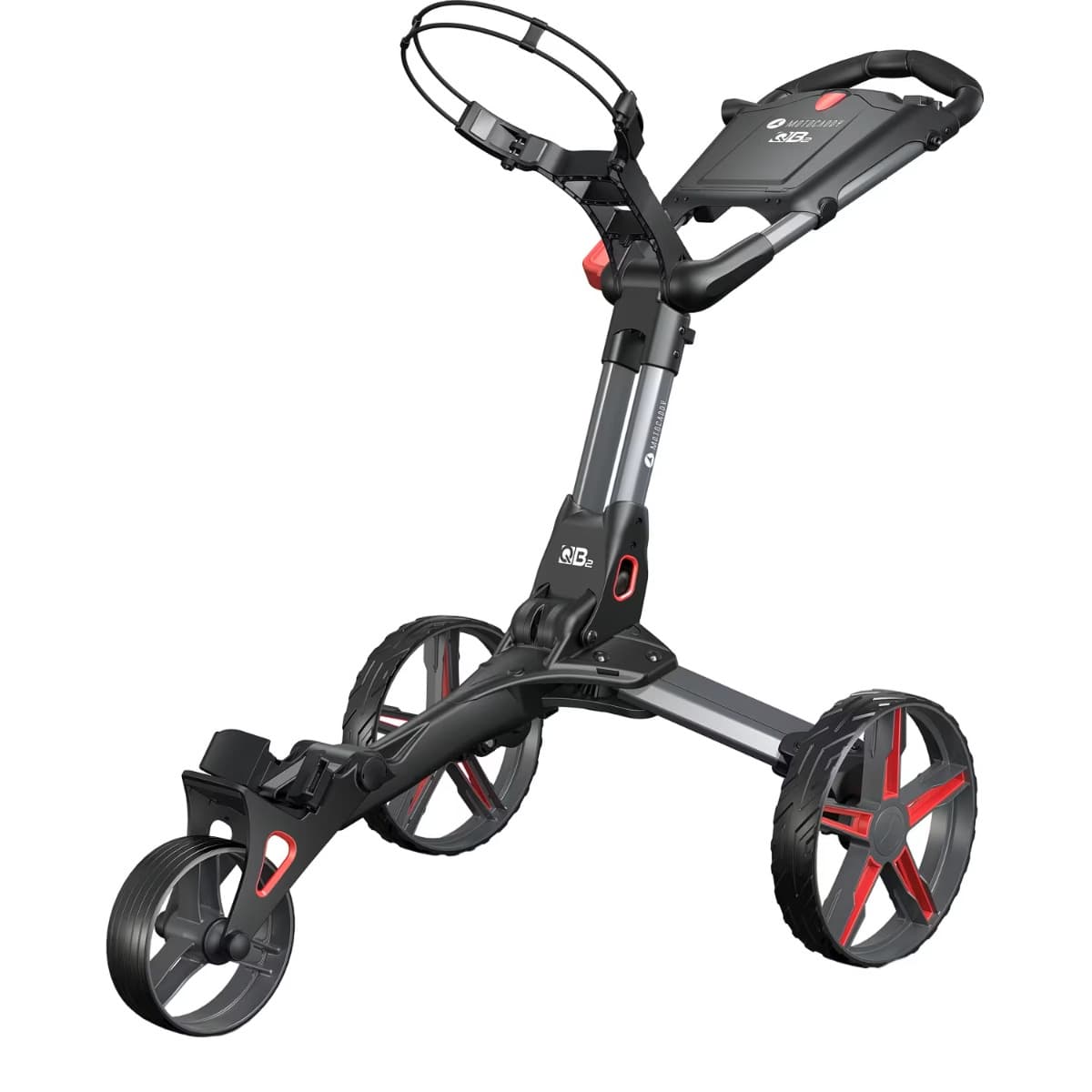 Carro Motocaddy QB2 Push Trolley Rojo - imagen 3