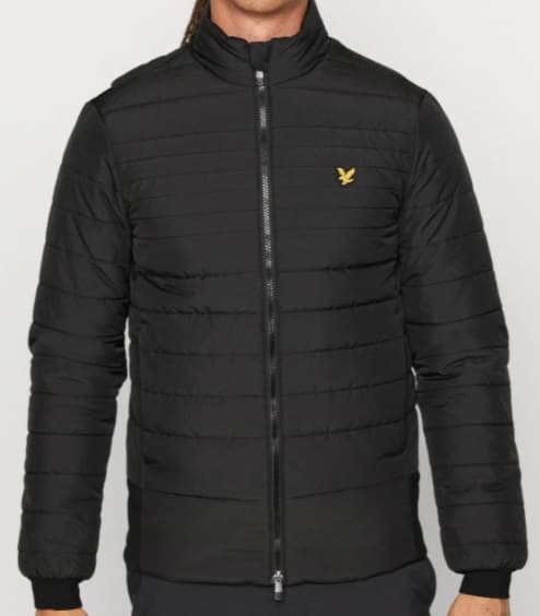 Chaqueta Lyle & Scott Back Stretch Quilted Ref.1760 Negra Talla XL
