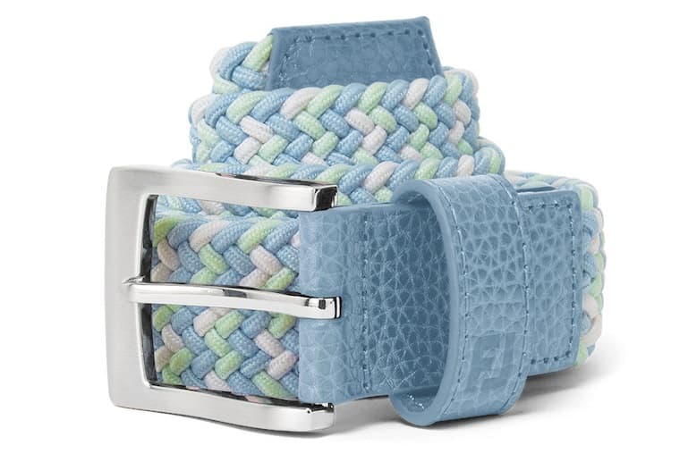Cinturón Footjoy Braided 69571 White/blue/Navy Hombre