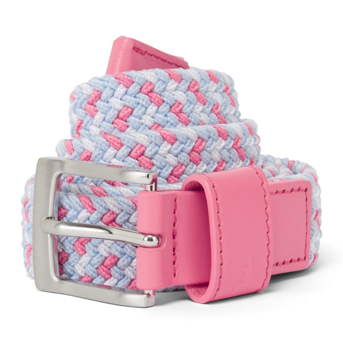 Cinturón FootJoy Braided 69574 White/Pink/blue Mujer