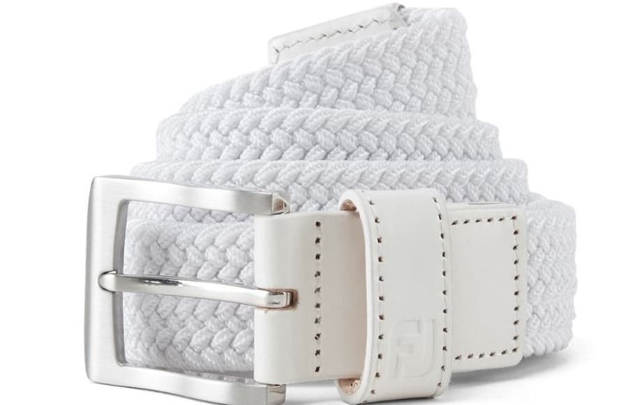 Cinturon Footjoy Essential 69491 Blanco Hombre