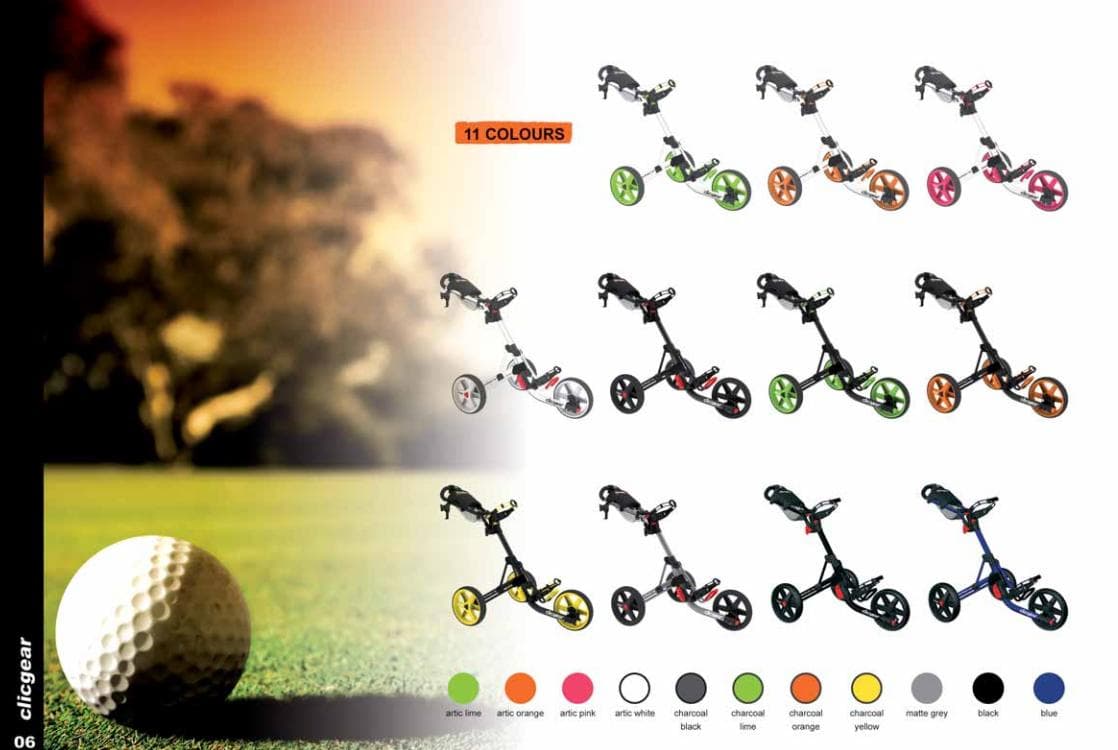 Carro Clicgear 3.5+ Charcoal/Lime - imagen 1