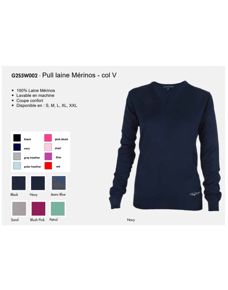 Jersey Greg Norman Merino G255W002 Mujer - imagen 1
