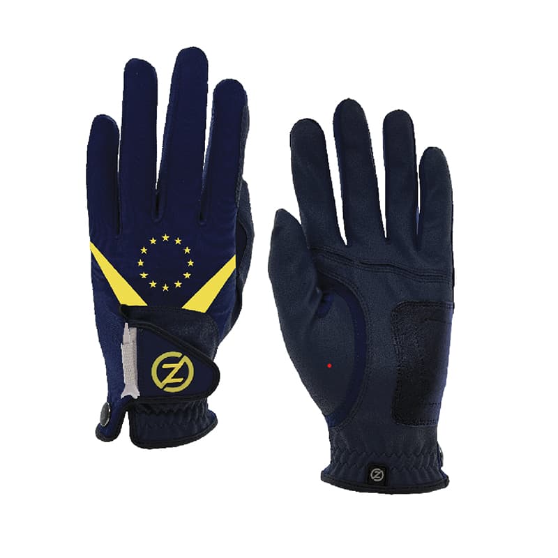 Guantes Zero Friction Compresion-Fit Sintetico Euro Rayder Cup Azul