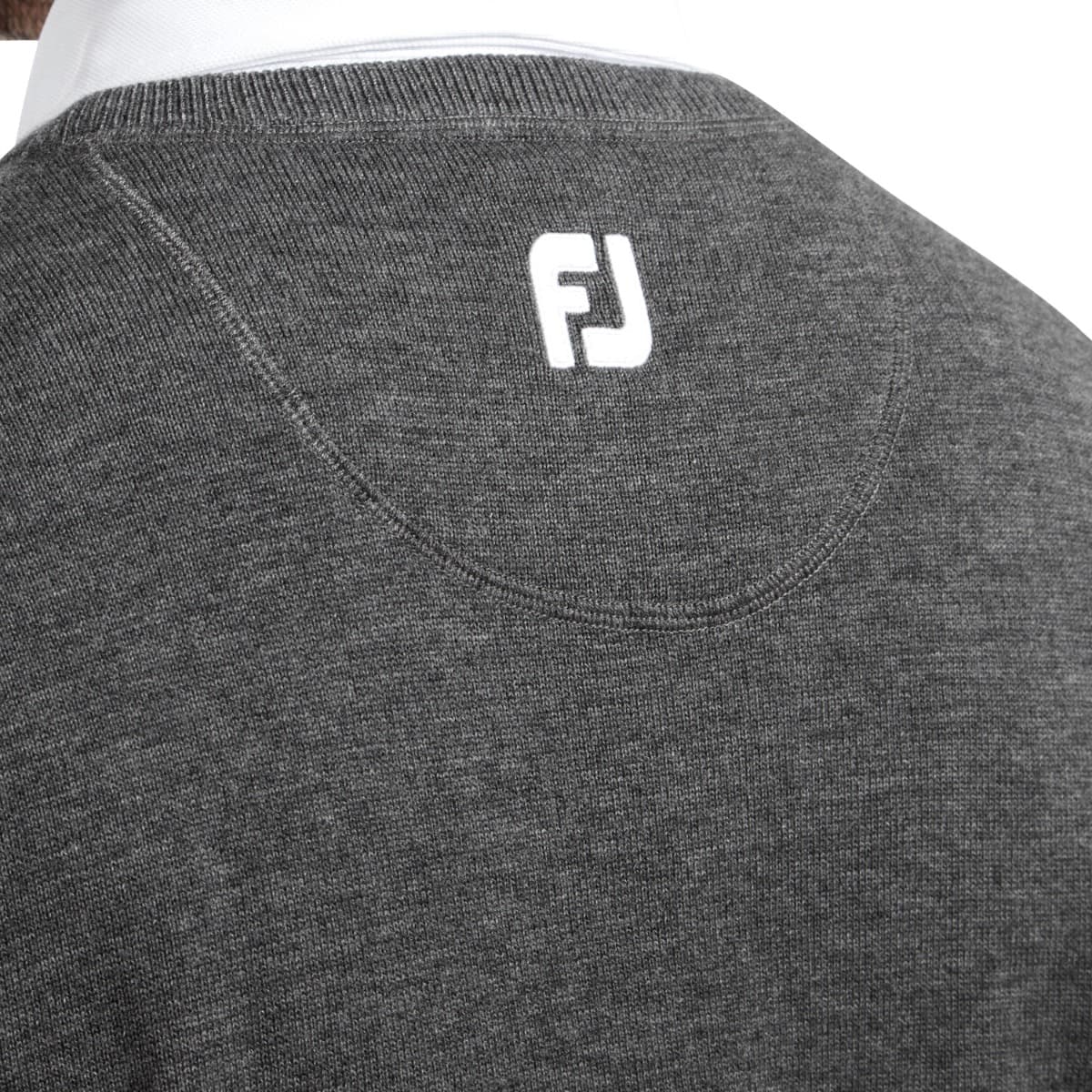 Jersey Footjoy Wool Blend V-Neck Gris Ref. 90131 Hombre