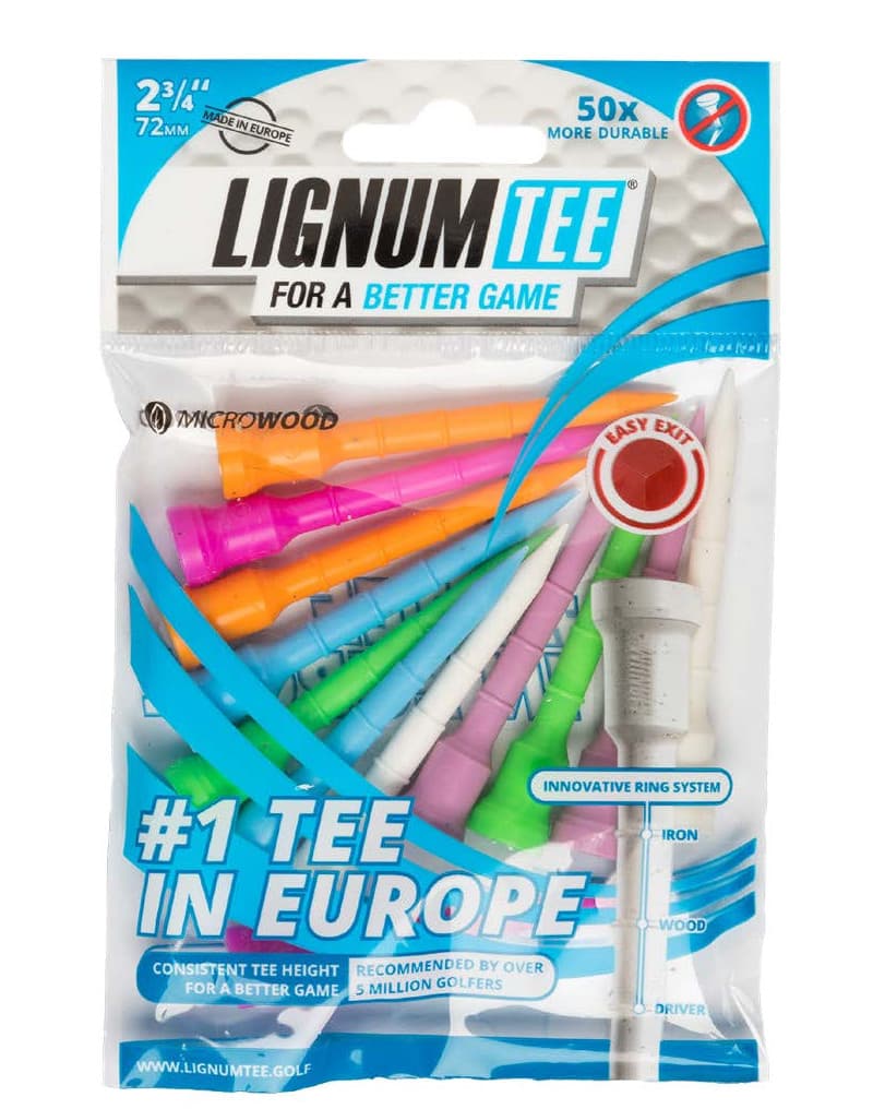 Tees Lignum Tee biodegradables 2 3/4 (72mm) - imagen 1