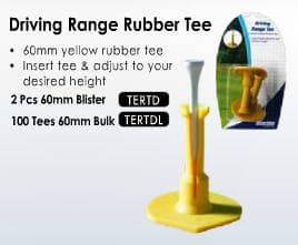 tees Longridge Driving Range Rubber Tee 60mm (2)